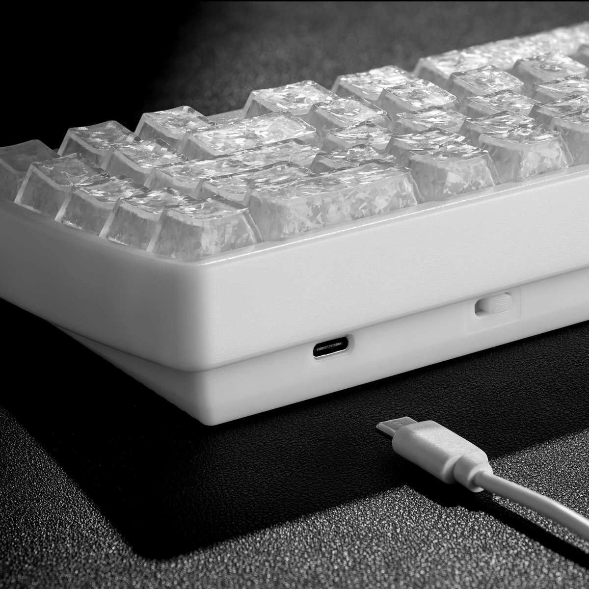 XVX M67 JadeStone Forged Carbon 65% Mechanical Keyboard XVX