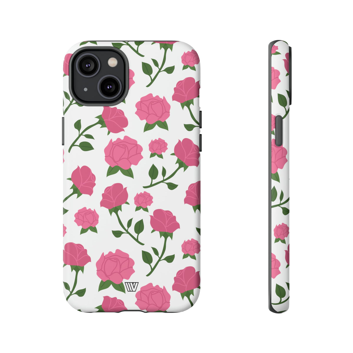 Pink Roses Tough Phone Case Dual-Layer Protective Trovvve
