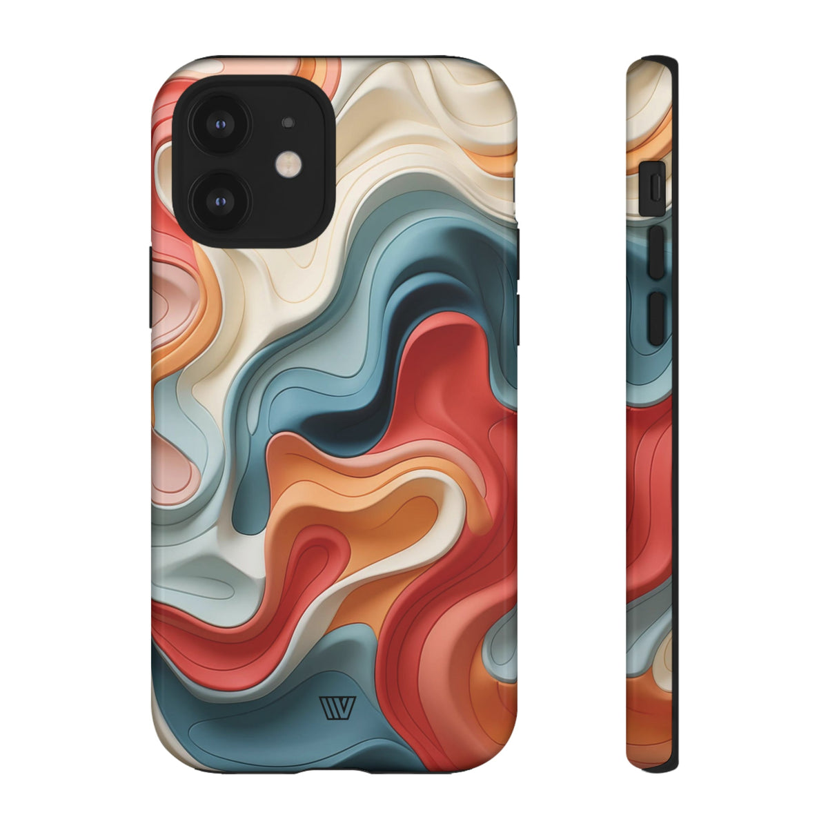 3D Colorful Clay Tough Phone Case