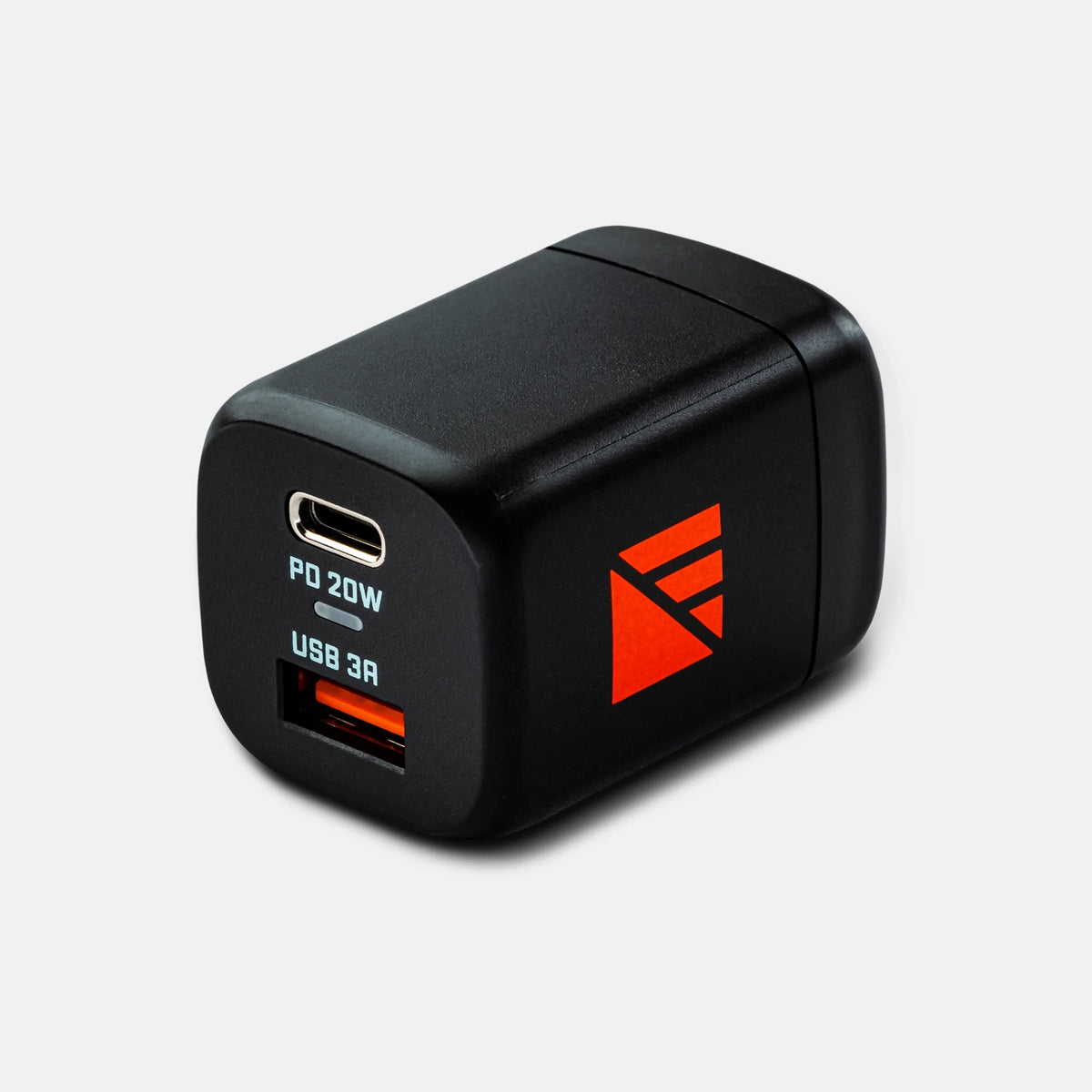 20W Dual Fast Charging Wall Adapter with Folding Plug