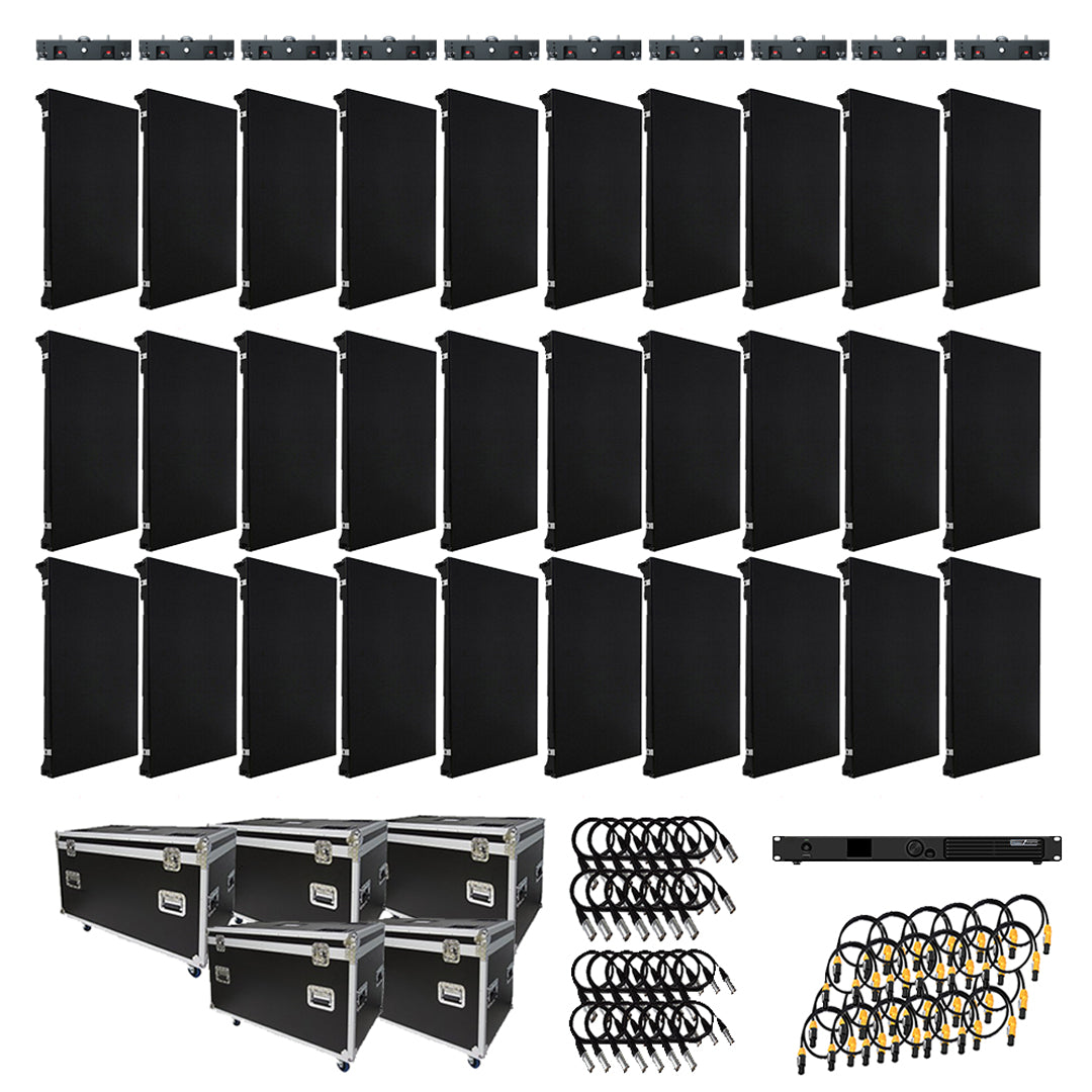 2.6MM LED Video Wall Rental Package 16-FT x 10-FT Rehisk MW2.6i