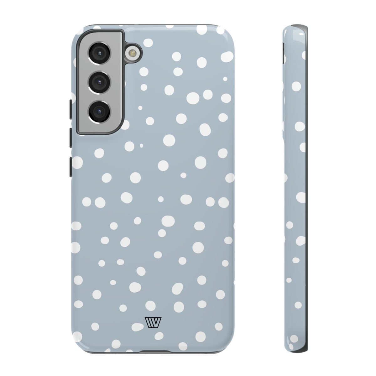 Blue Haze Dots Tough Phone Case Dual-Layer Protective Phone Case