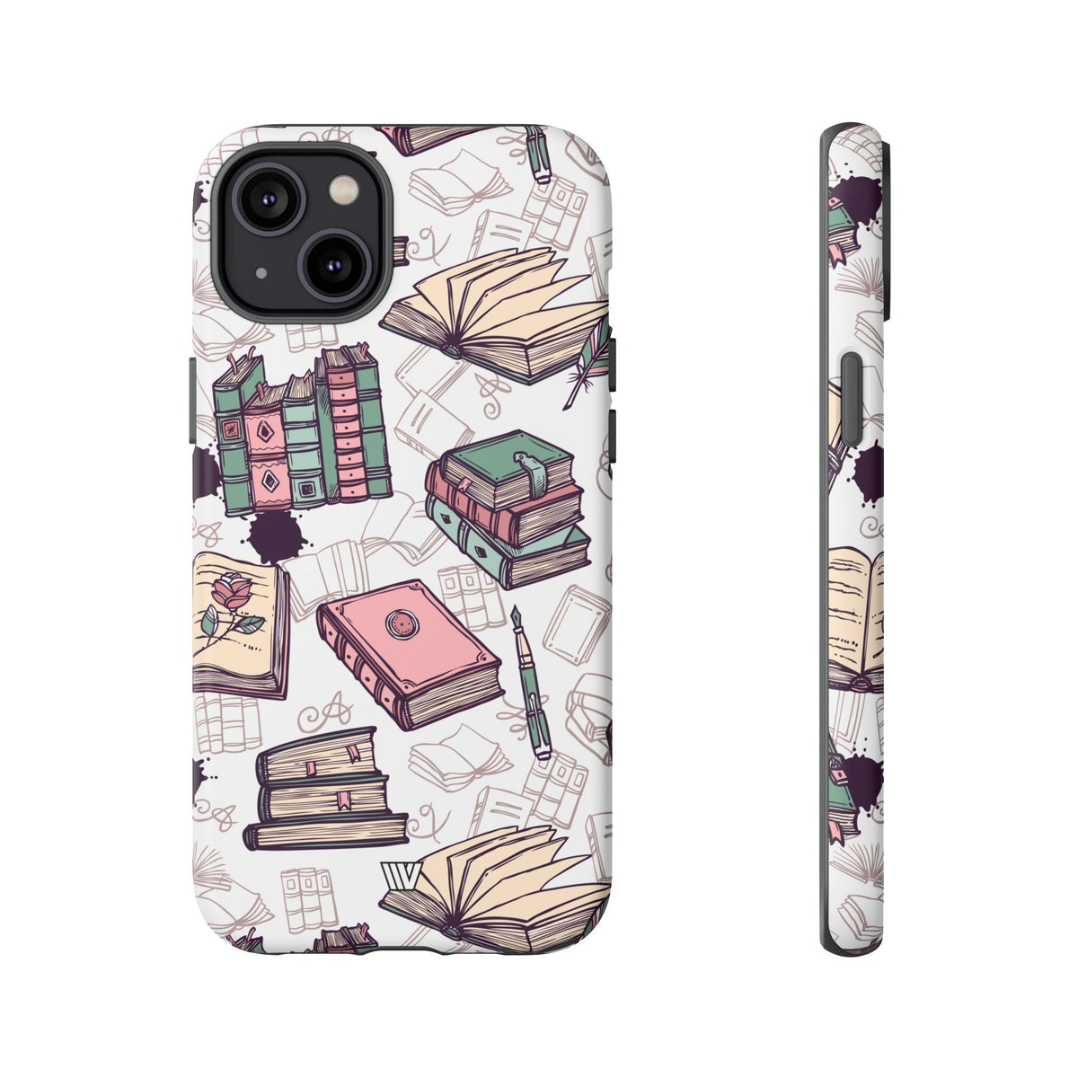 Tough Phone Case Impact Resistant Dual-layer Protective - BOOK LOVER