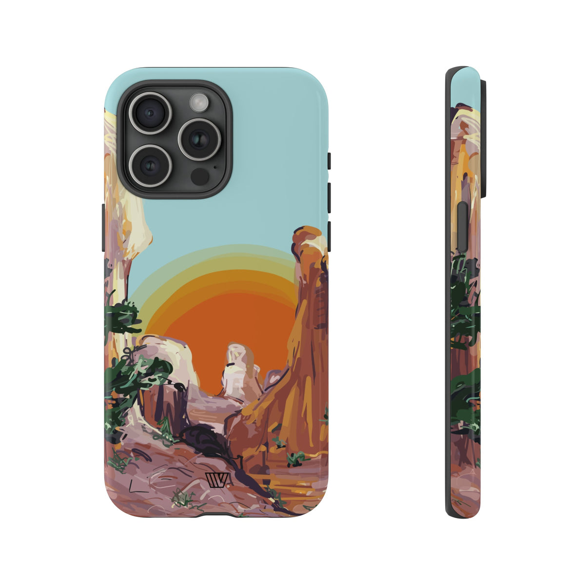 Tough Phone Case 8ft Drop Tested DESERT SUNRISE TROVVVE X EARTH FORMATIONS
