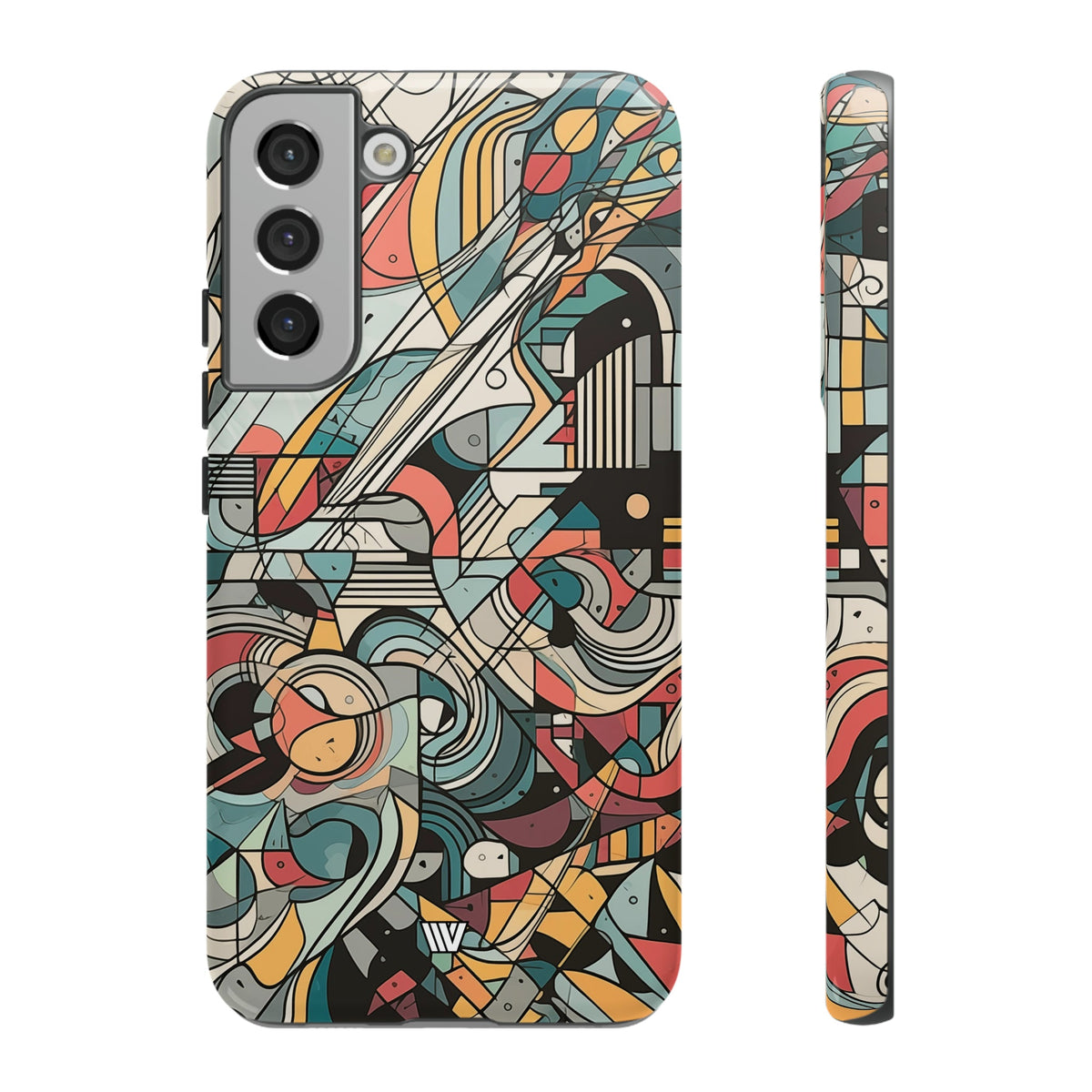 Abstract Doodle #2 Impact-Resistant Tough Phone Case