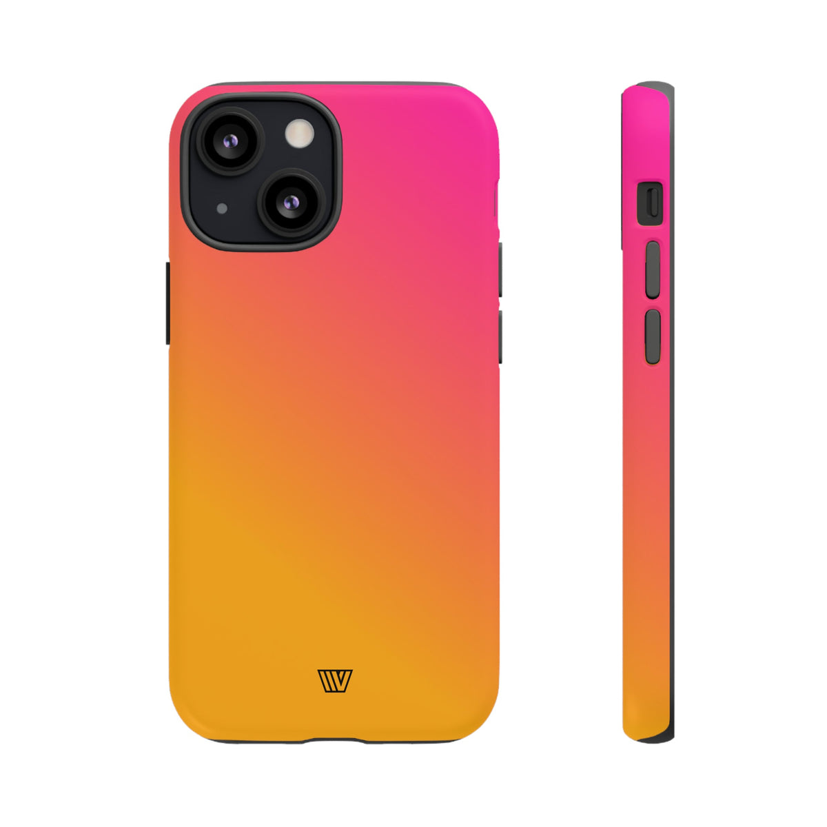 Hot Pink Orange Tough Phone Case