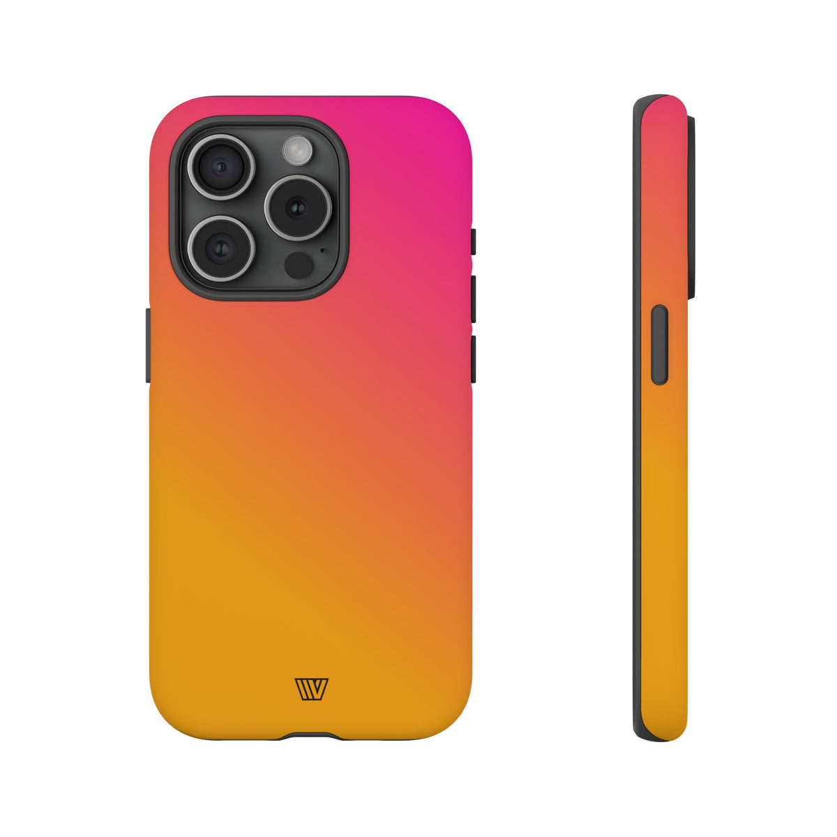 Hot Pink Orange Tough Phone Case