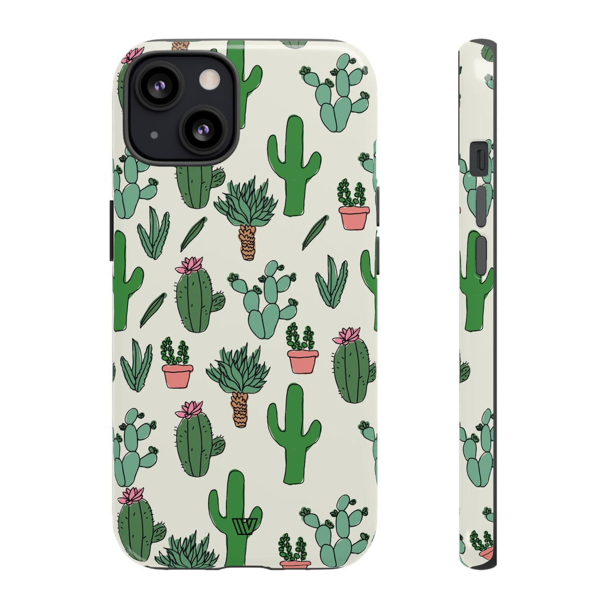 Tough Impact-Resistant Phone Case CACTUS DOODLES