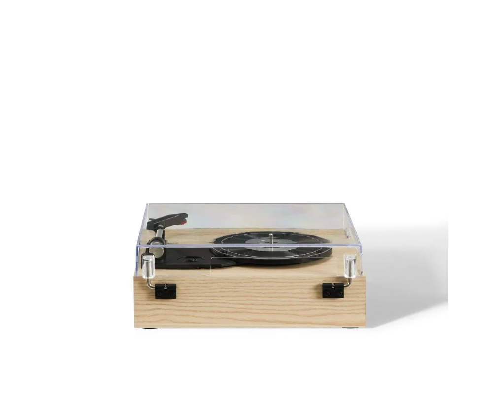 Crosley CR6042A Scout 3-Speed Bluetooth Turntable Record Player - Natural-NEW