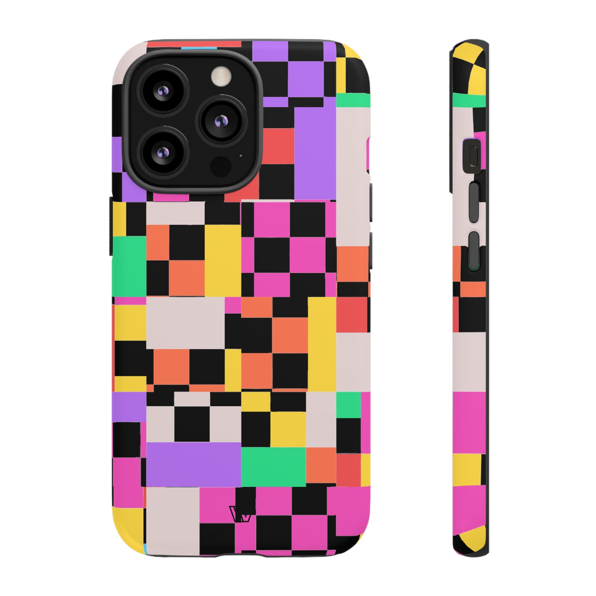 Mashed Up Checkerboard Tough Phone Case