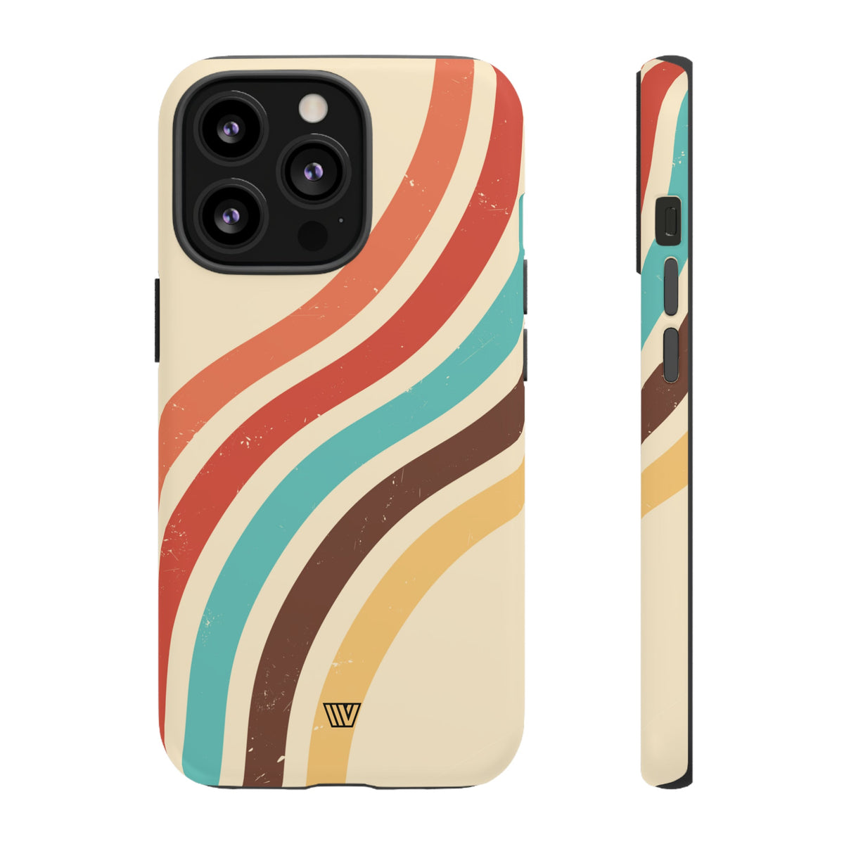 Vintage Stripe Tough Durable Phone Case