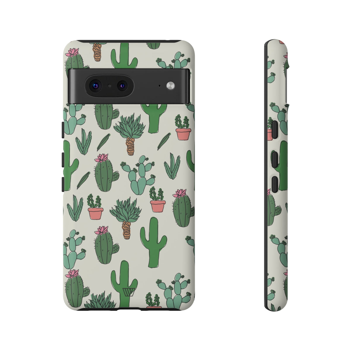 Tough Impact-Resistant Phone Case CACTUS DOODLES
