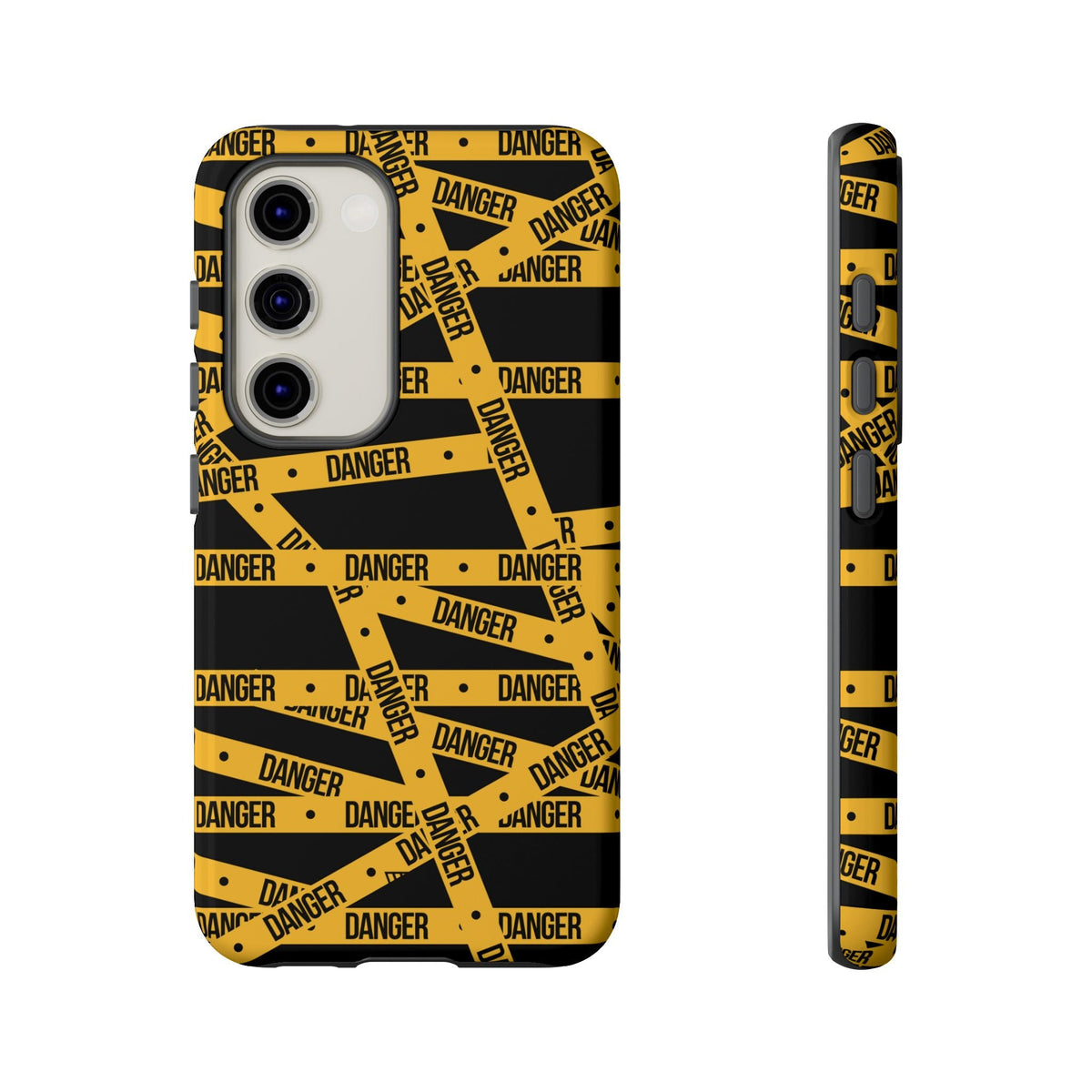 Tough Impact-Resistant Phone Case DANGER TAPE