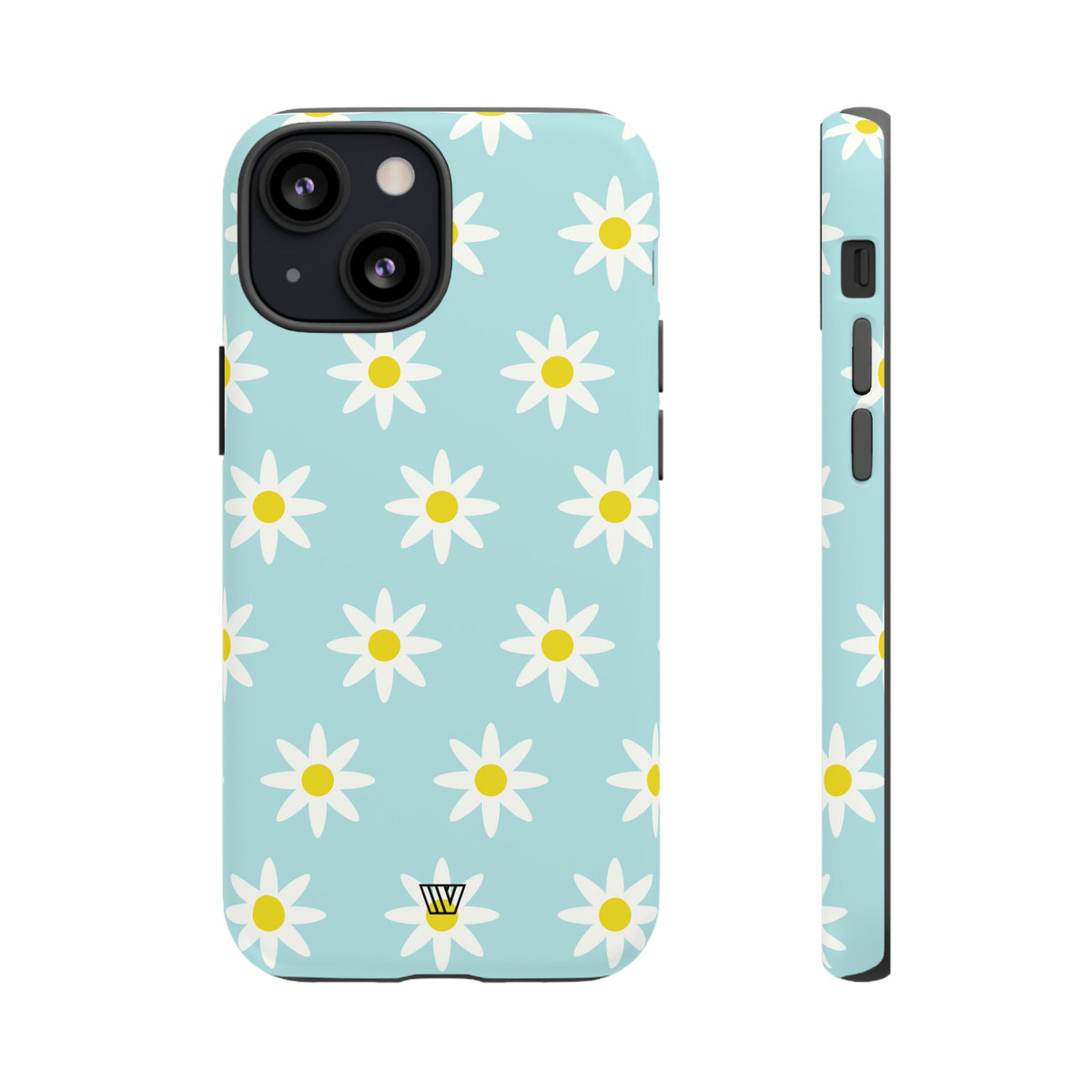 Tough Phone Case Dual Layer Impact Resistant DOODLE DAISY