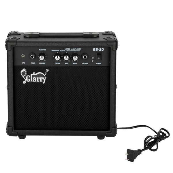 Electric Bass Speaker 20W Bass Amplifier Glarry