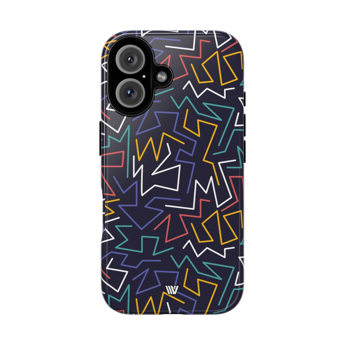 Tough Impact Resistant Phone Case ZIGZAG NIGHT