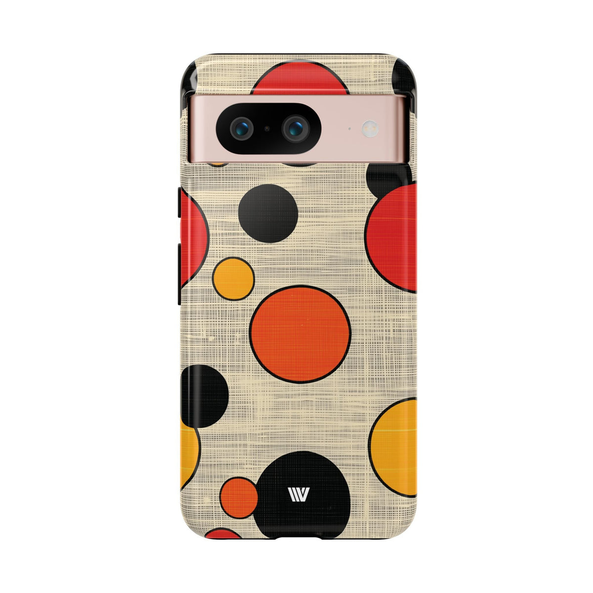 Tough Phone Case Mid-Century Dots Protective Cover