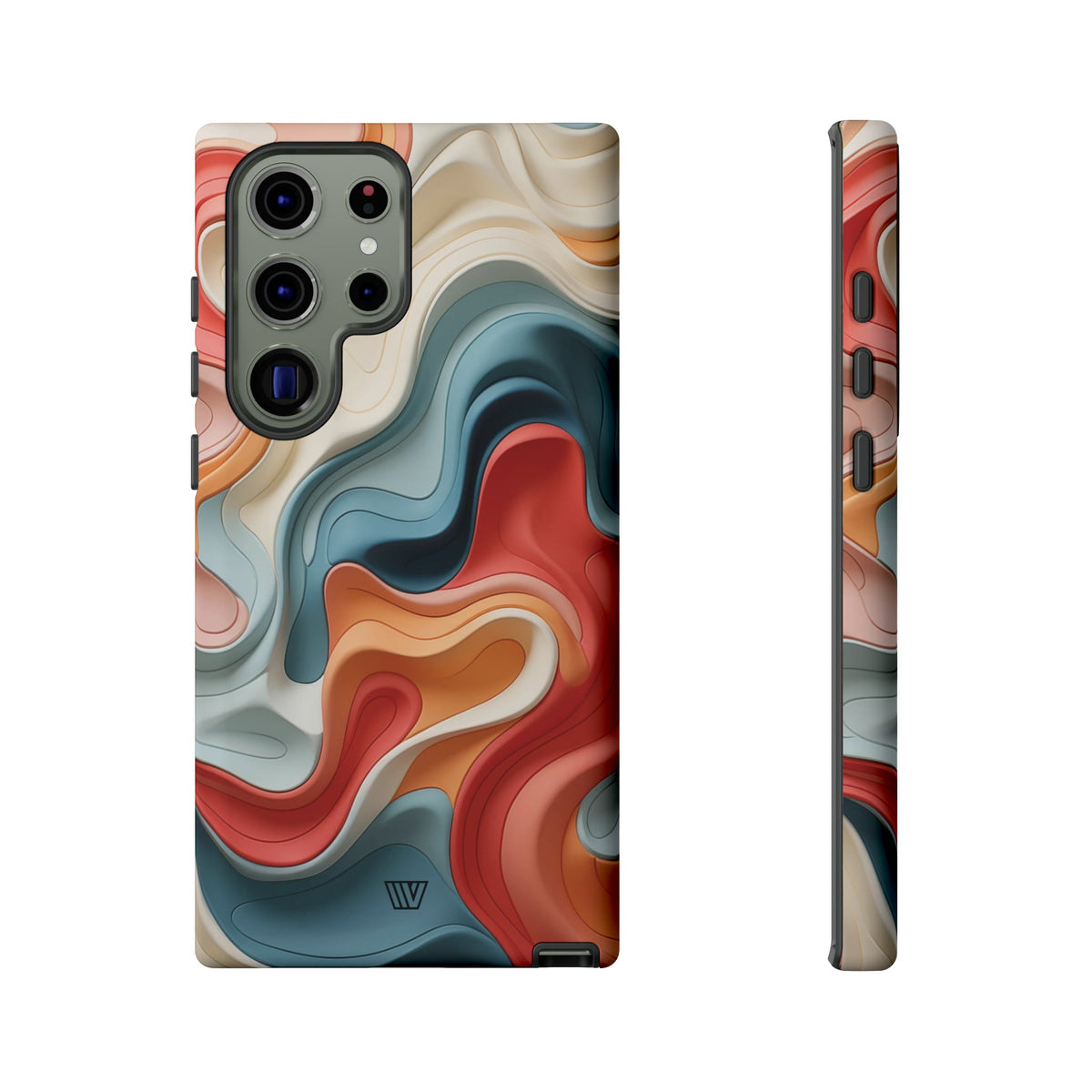 3D Colorful Clay Tough Phone Case