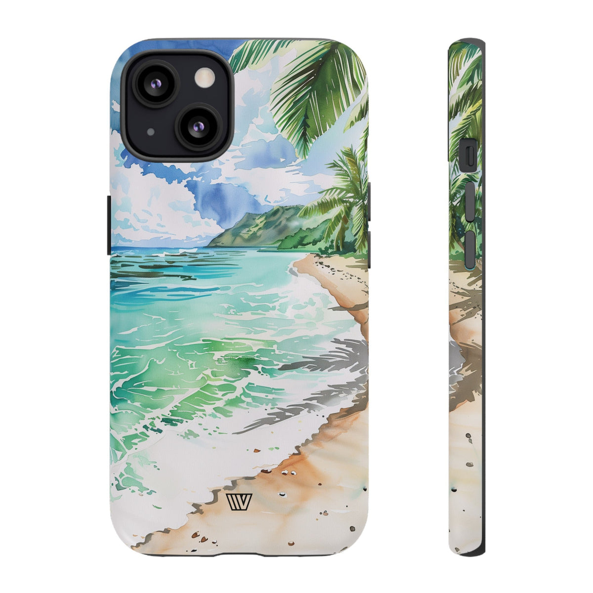 Watercolor Beach Tough Phone Case