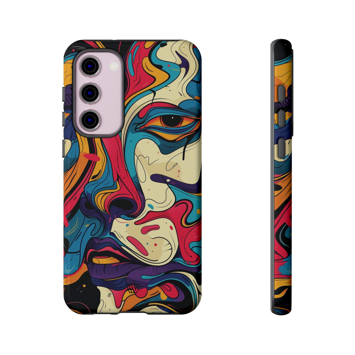 Tough Impact Resistant Phone Case ABSTRACT GAZE