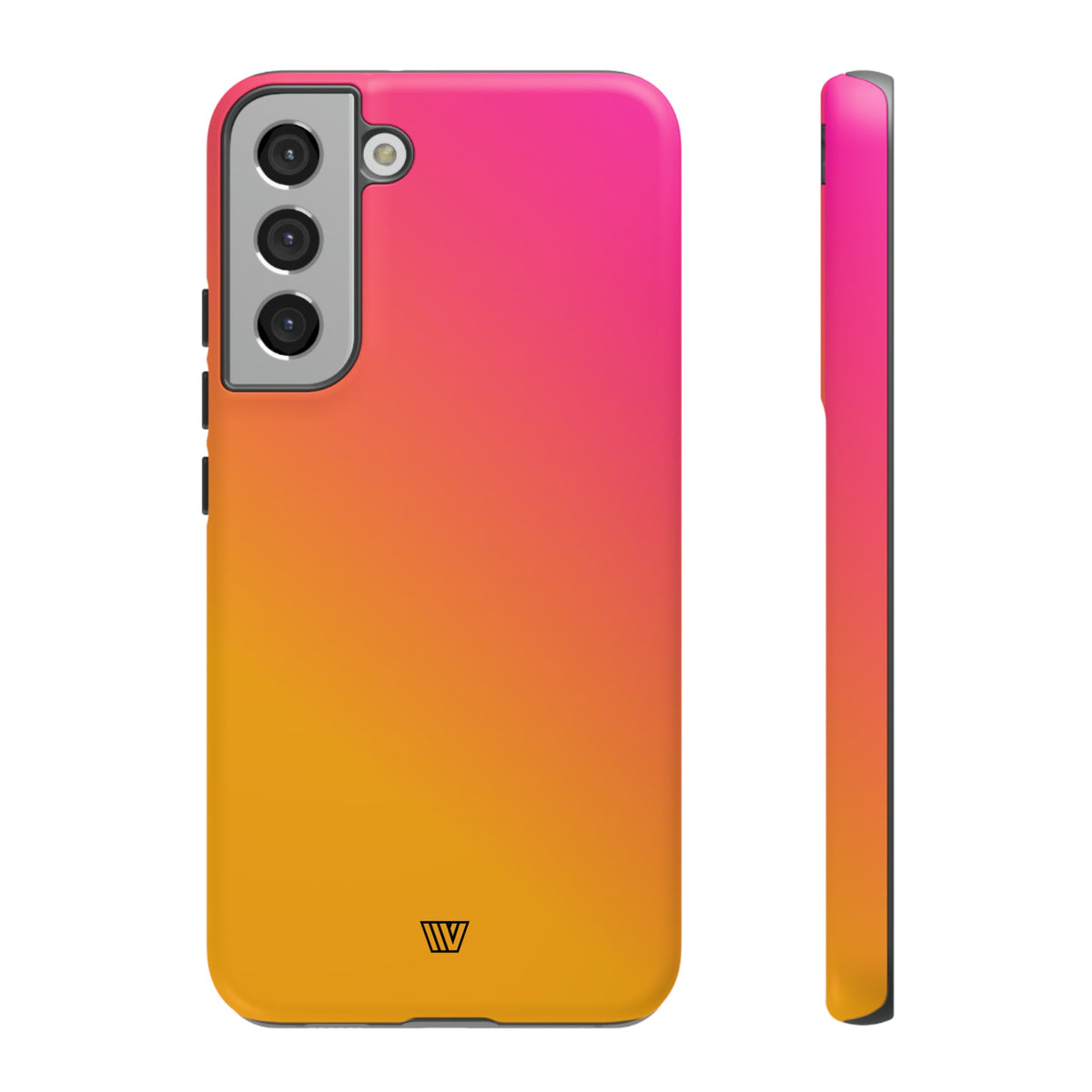 Hot Pink Orange Tough Phone Case