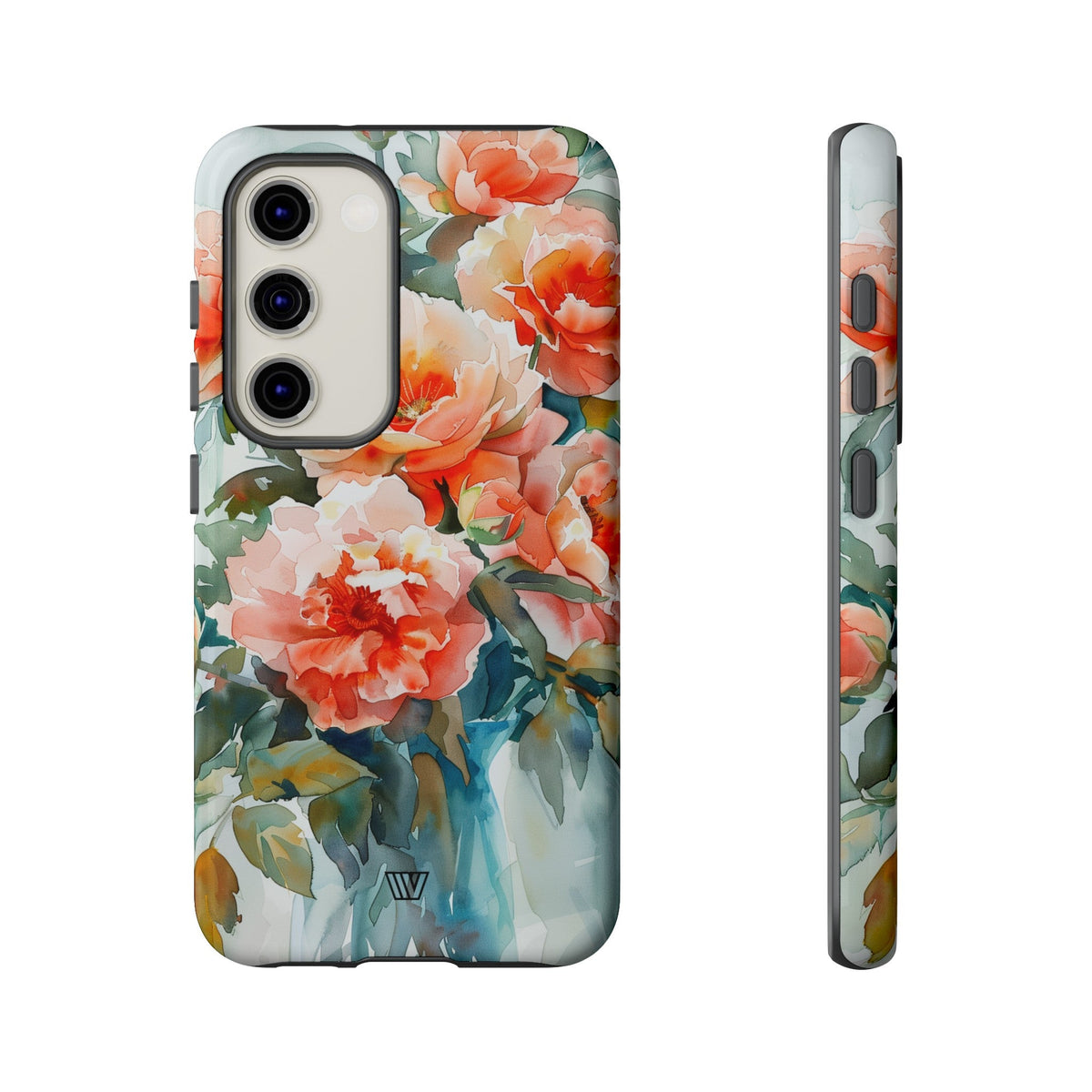 Tough Phone Case Dual-Layer Impact Resistant PEONY DREAMS