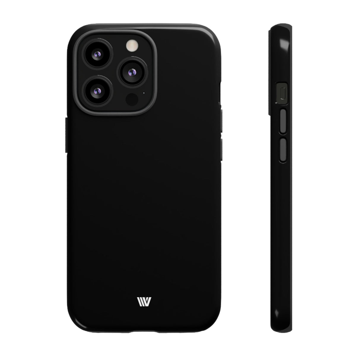 Tough Phone Case Impact Resistant Dual-Layer JET BLACK