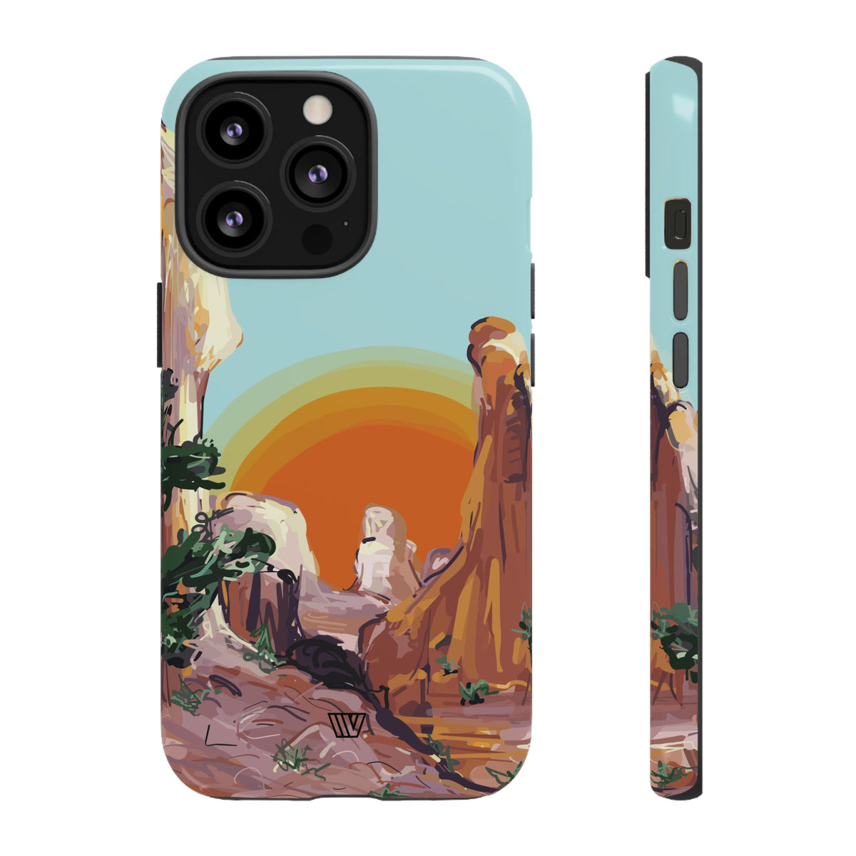 Tough Phone Case 8ft Drop Tested DESERT SUNRISE TROVVVE X EARTH FORMATIONS