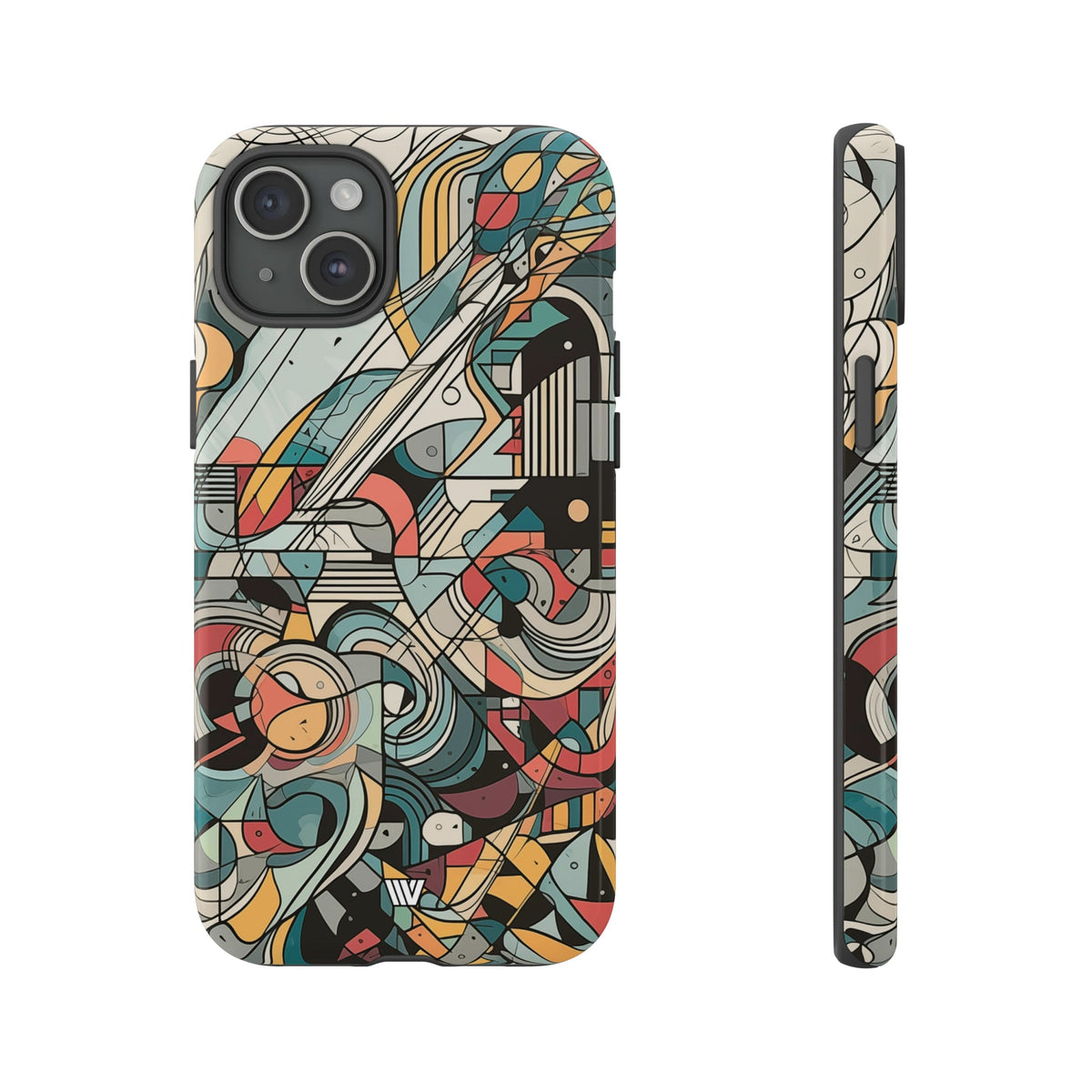 Abstract Doodle #2 Impact-Resistant Tough Phone Case