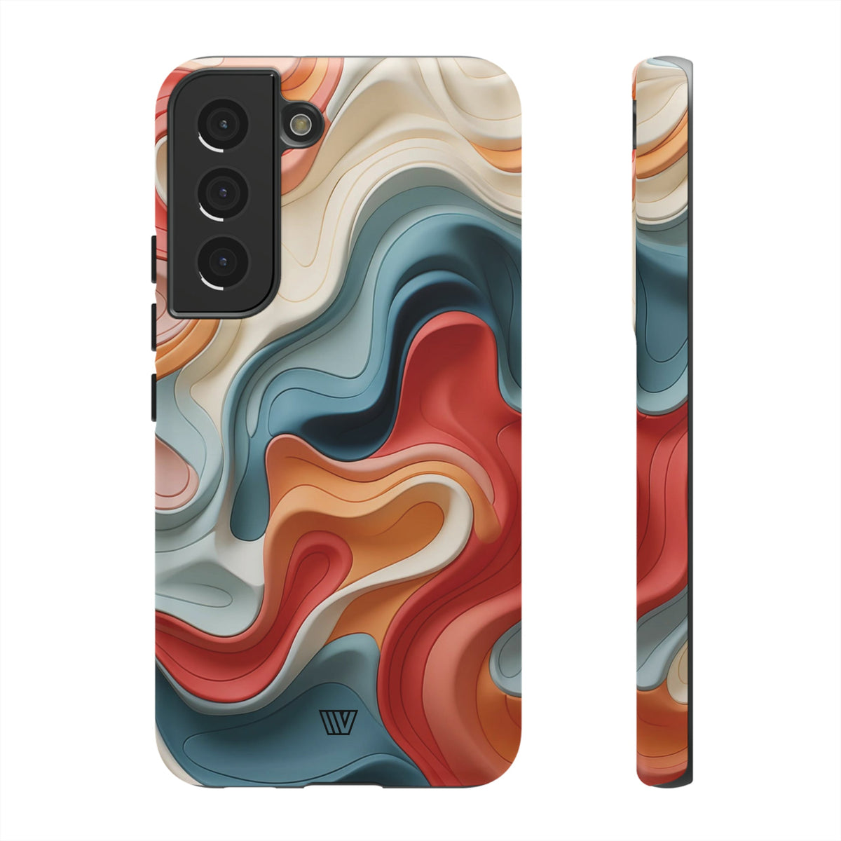 3D Colorful Clay Tough Phone Case