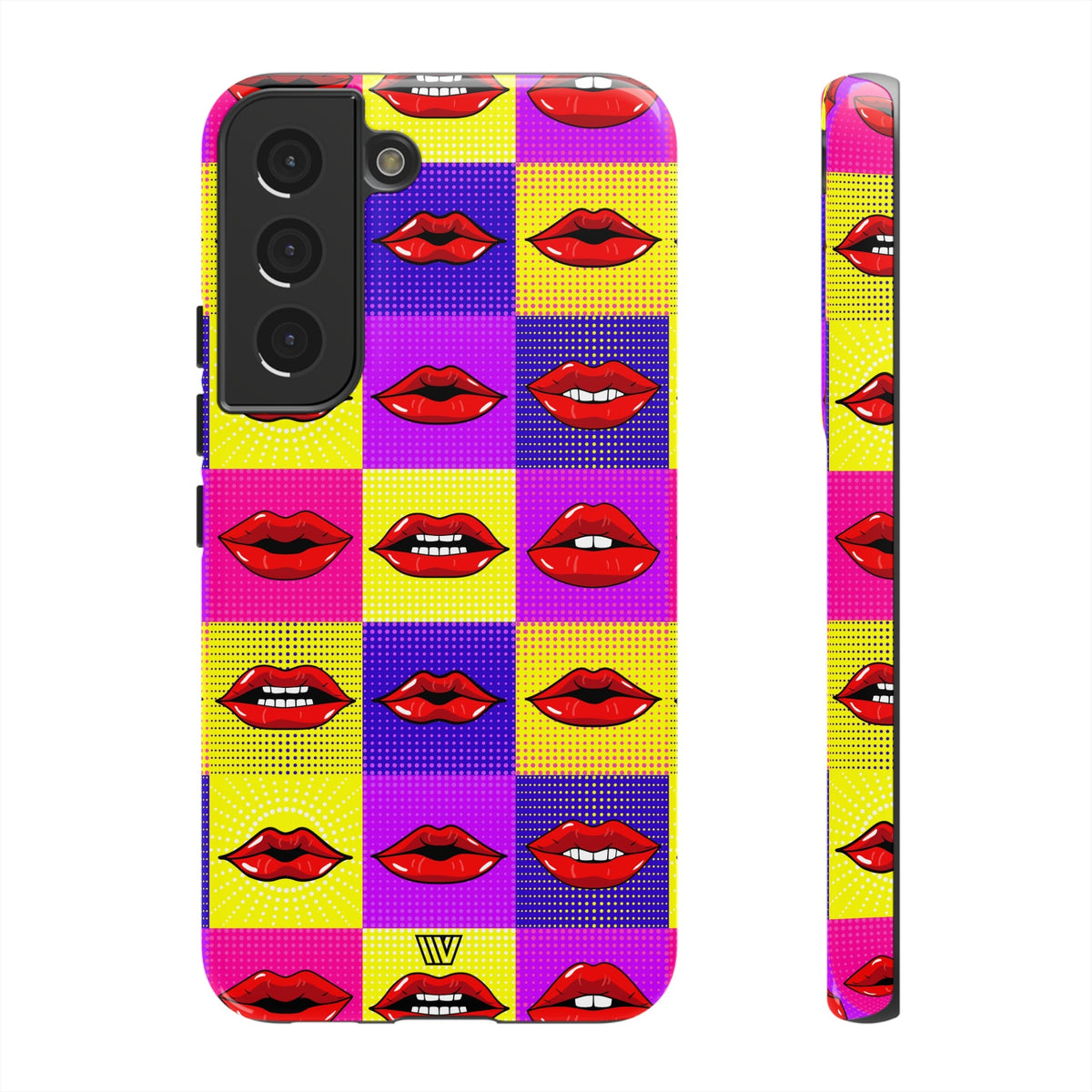 Tough Phone Case Dual-layer Protection POP ART LIPS