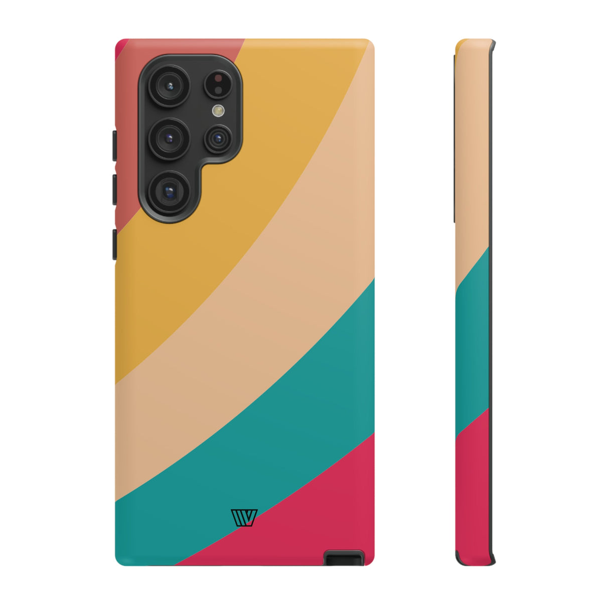 Rainbow Tough Phone Case Durable Impact-Resistant Shell SUMMER BY THE SEA