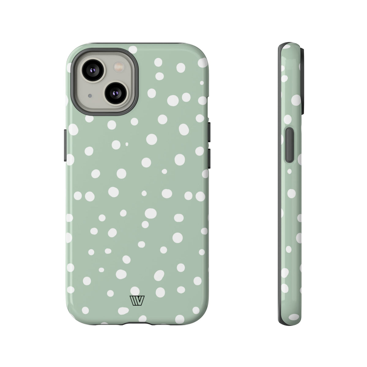 Pastel Green Dots Tough Phone Case