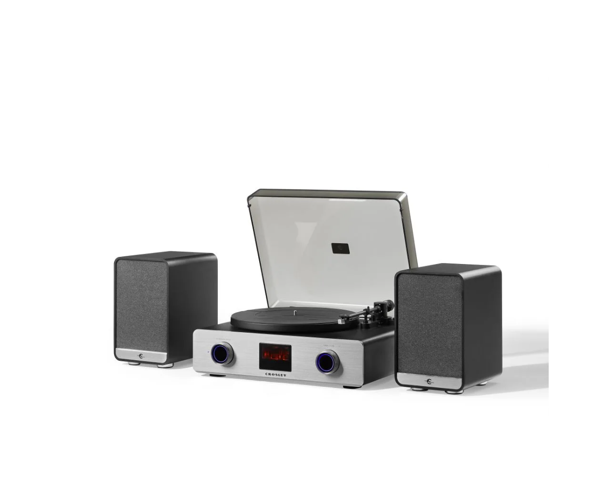 Crosley C92A-BK C92 2-Speed Bluetooth Record Player With Speakers - Black