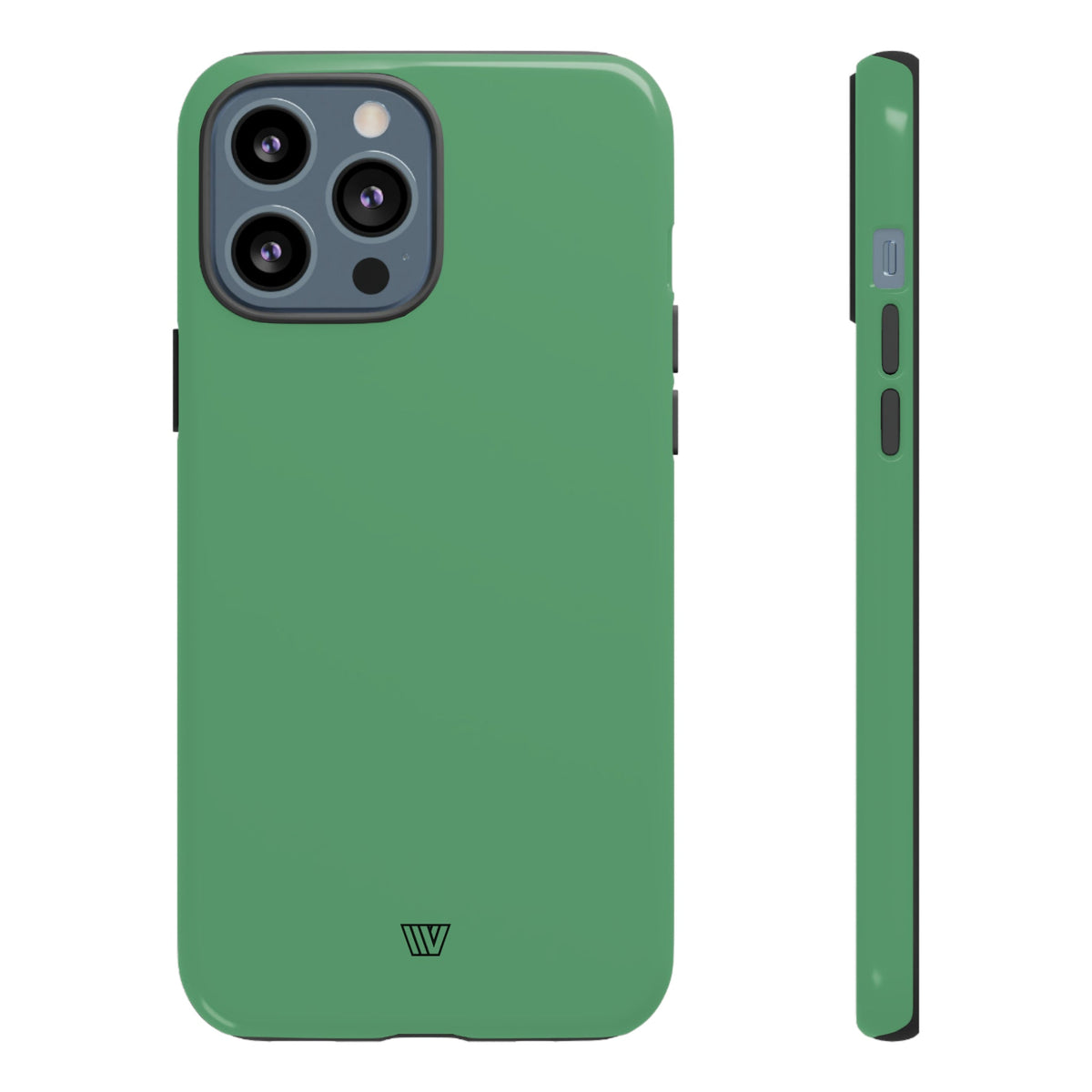 Tough Phone Case Impact-Resistant Dual-Layer AQUA FOREST GREEN