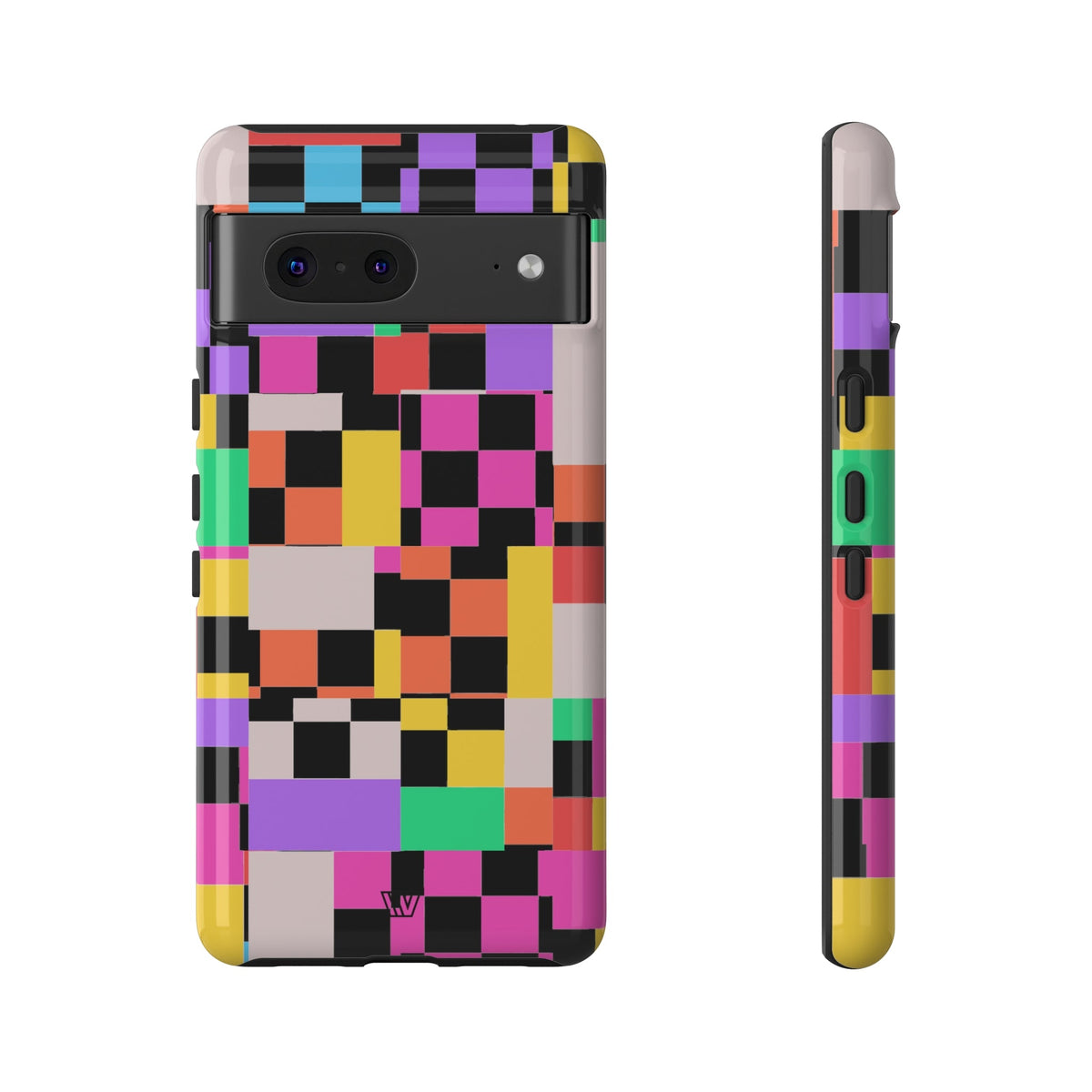 Mashed Up Checkerboard Tough Phone Case