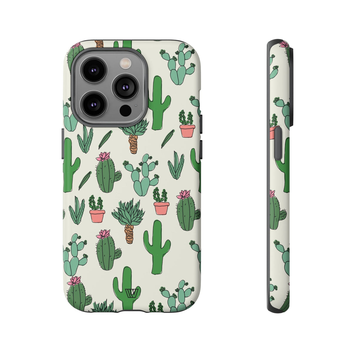 Tough Impact-Resistant Phone Case CACTUS DOODLES