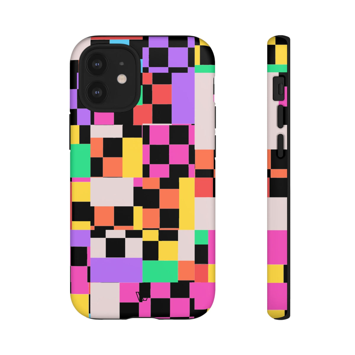 Mashed Up Checkerboard Tough Phone Case