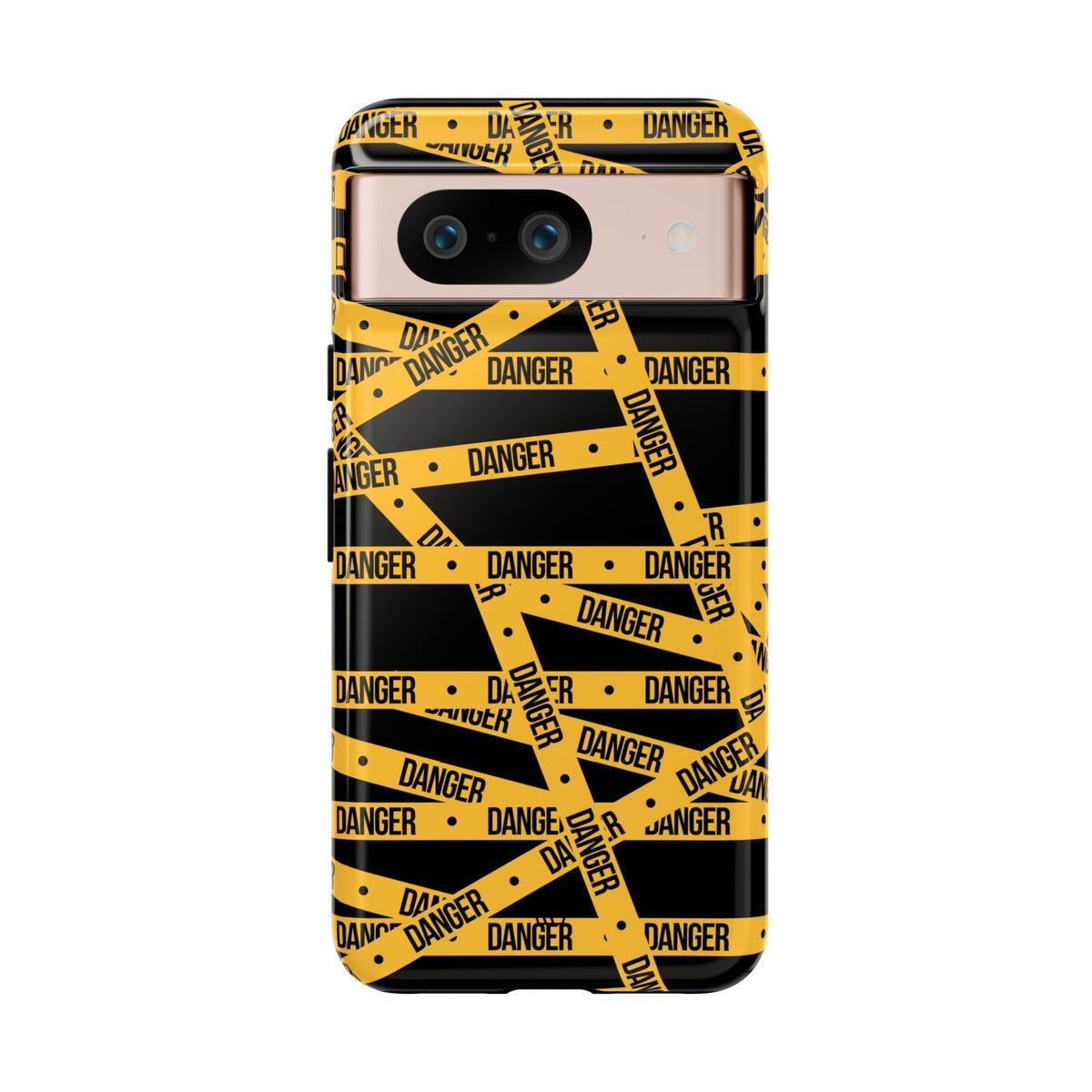 Tough Impact-Resistant Phone Case DANGER TAPE