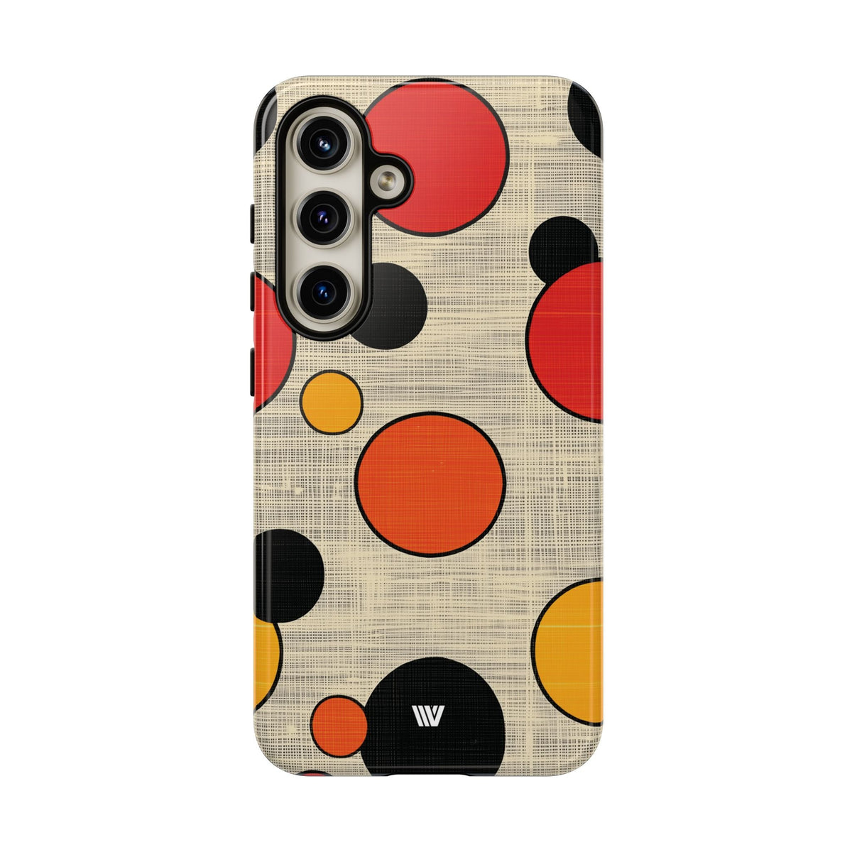 Tough Phone Case Mid-Century Dots Protective Cover