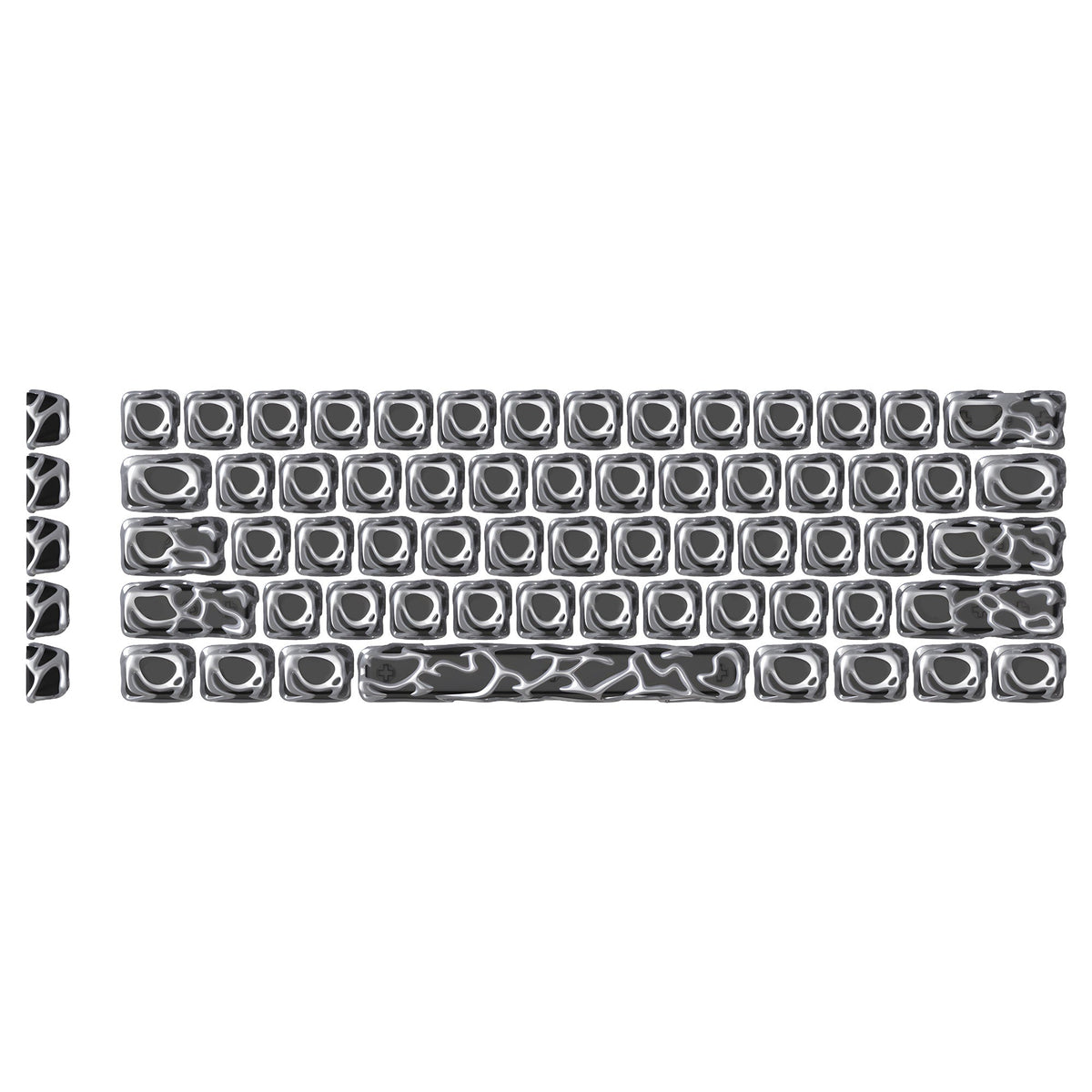 XVX Venom Liquid Metallic MOA Profile ABS+PC Keycap Set