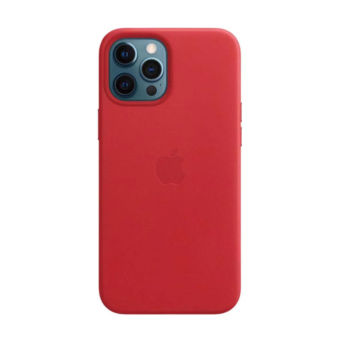 iPhone Leather Case with MagSafe Protective Full Body TPU Cover