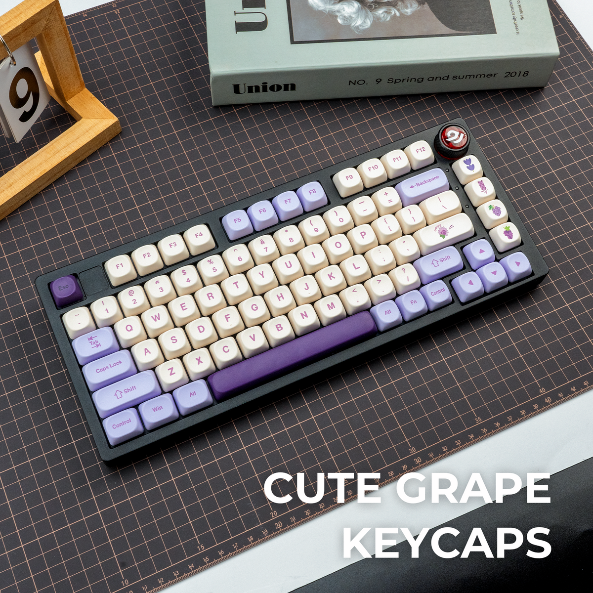 XVX Purple Grapes MOA Profile PBT Keycap Set