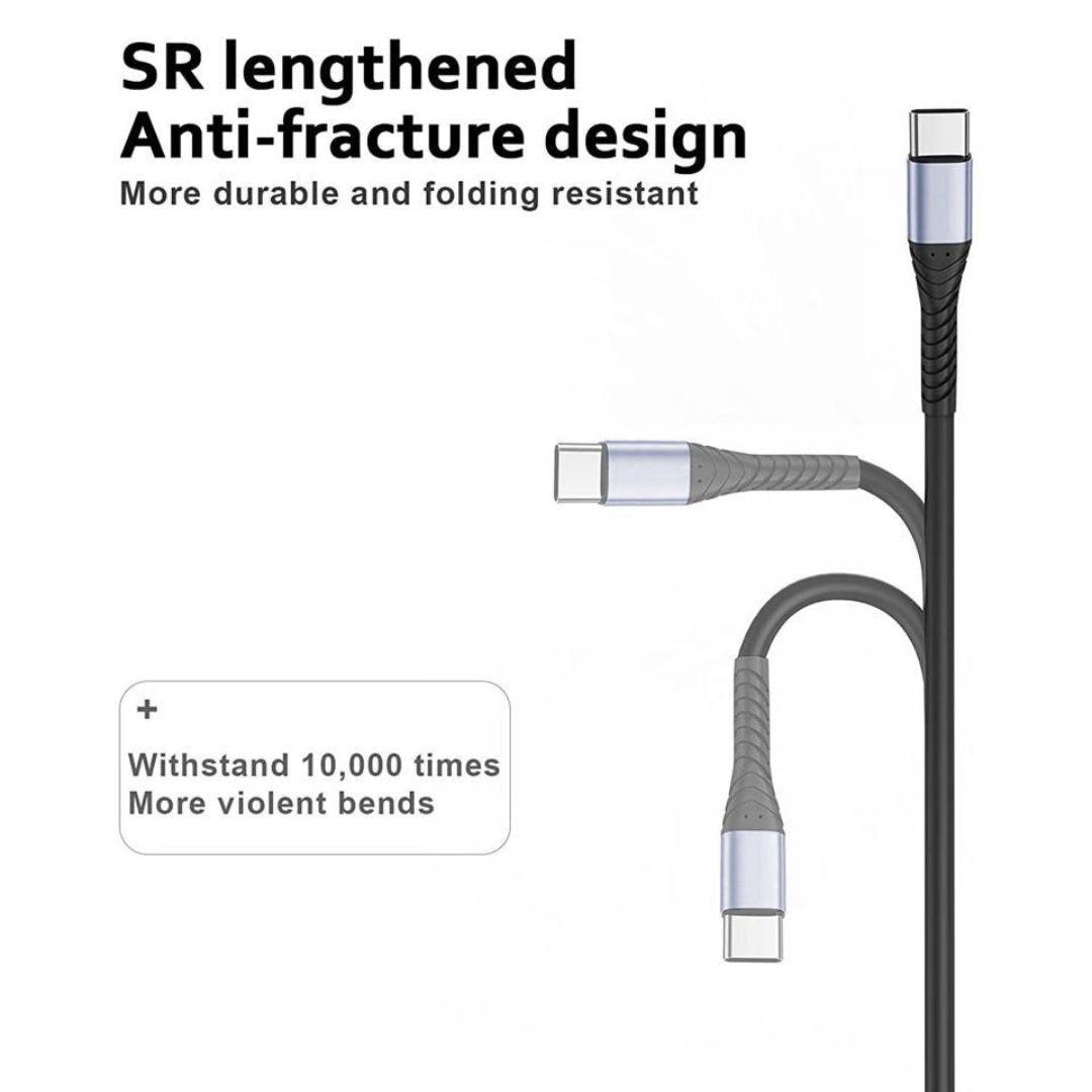 High-Speed USB-C Cable 3Ft USB-C to USB-C Cable ReHisk 10 Packs