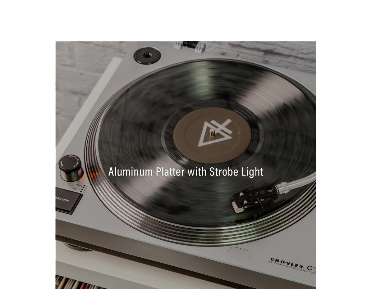 Crosley KT100BT-BK K-Series Bluetooth Turntable System - Black, NEW