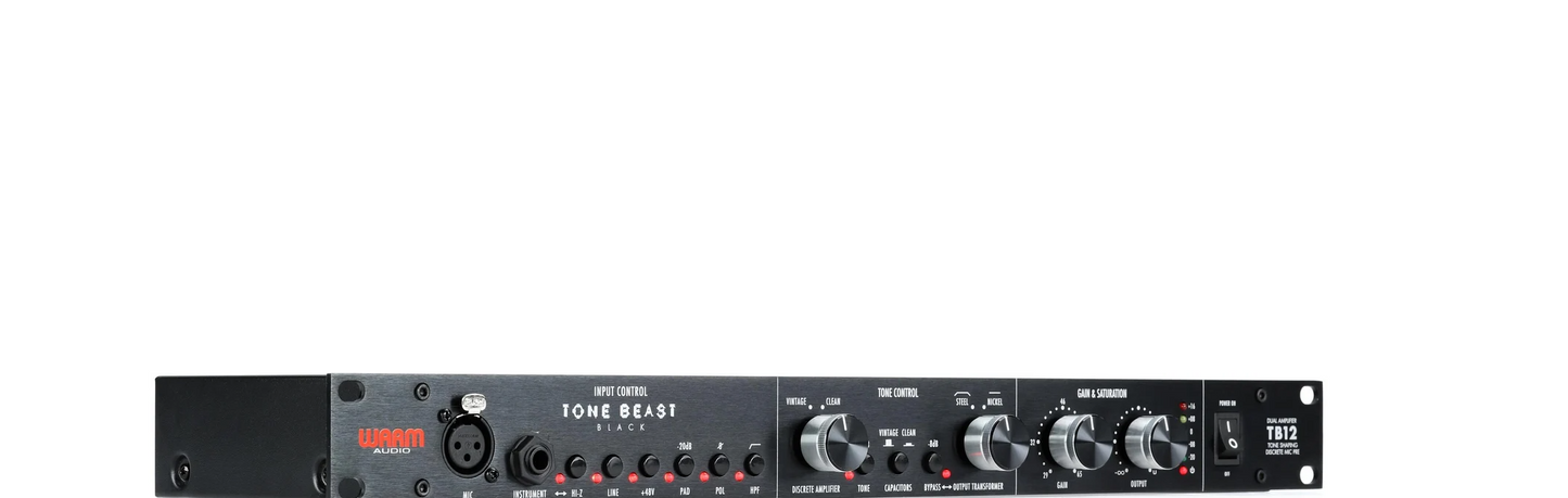 Warm Audio TB12 Tone Beast Microphone Preamp - Black -NEW