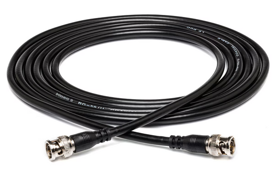 Hosa BNC-59-103 75-ohm RG-59/U BNC to BNC Coax Cable - 3 foot-NEW