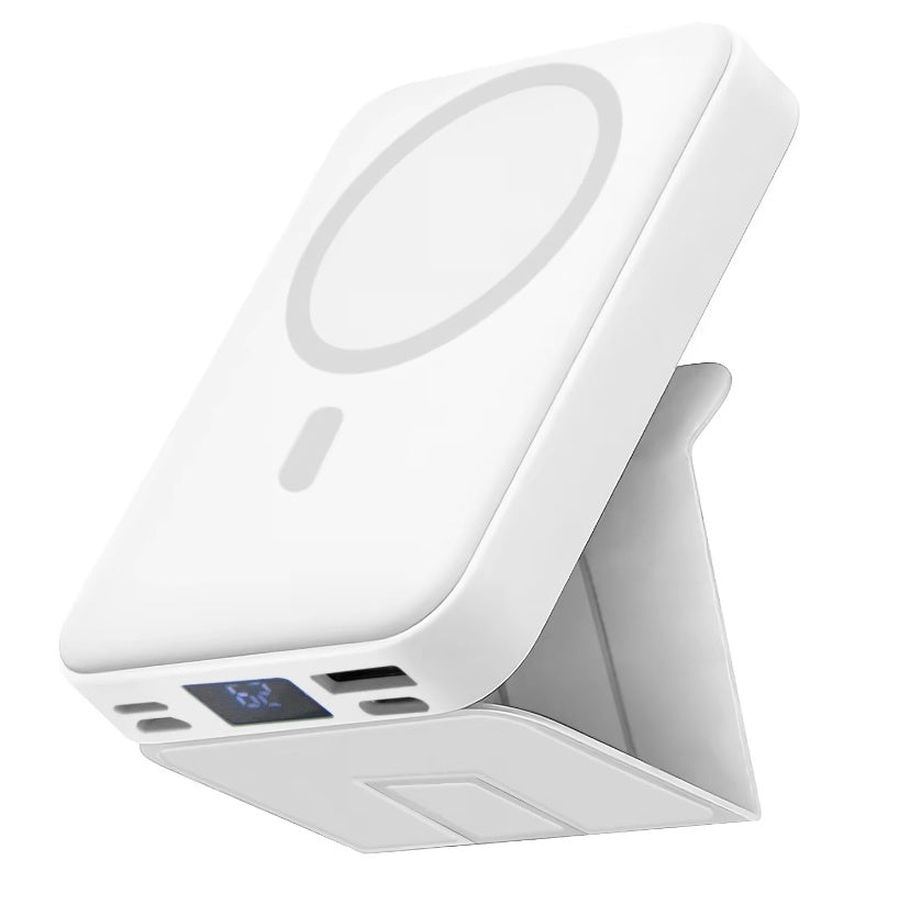 Power Bank Magnetic Portable Wireless FastCharger 10000mAh Type-C Cable LED Display 22.5W PD Fast Charging LightingMag-Safe Battery Pack For iPhone 15 14 13 12 Mini Pro Pro Max Devices Digital