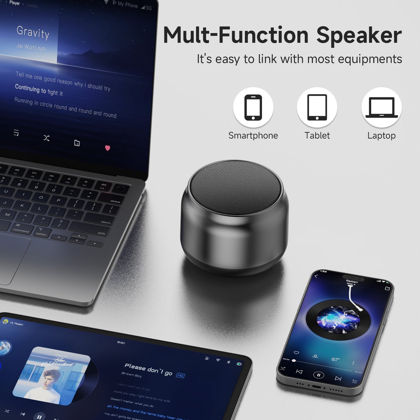 Portable Bluetooth Speaker Powerful Sound Party Speaker JYX