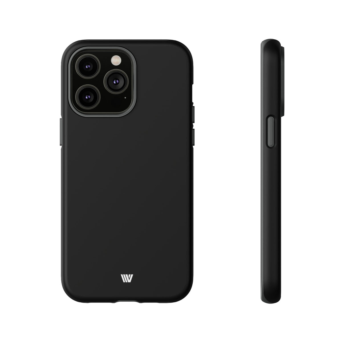 Tough Phone Case Impact Resistant Dual-Layer JET BLACK